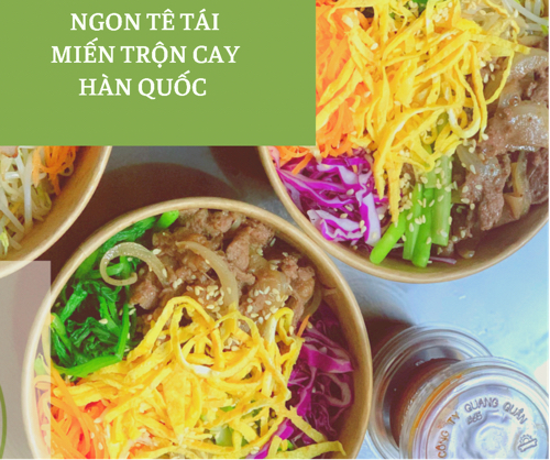 miến trộn cay Hàn quốc 
